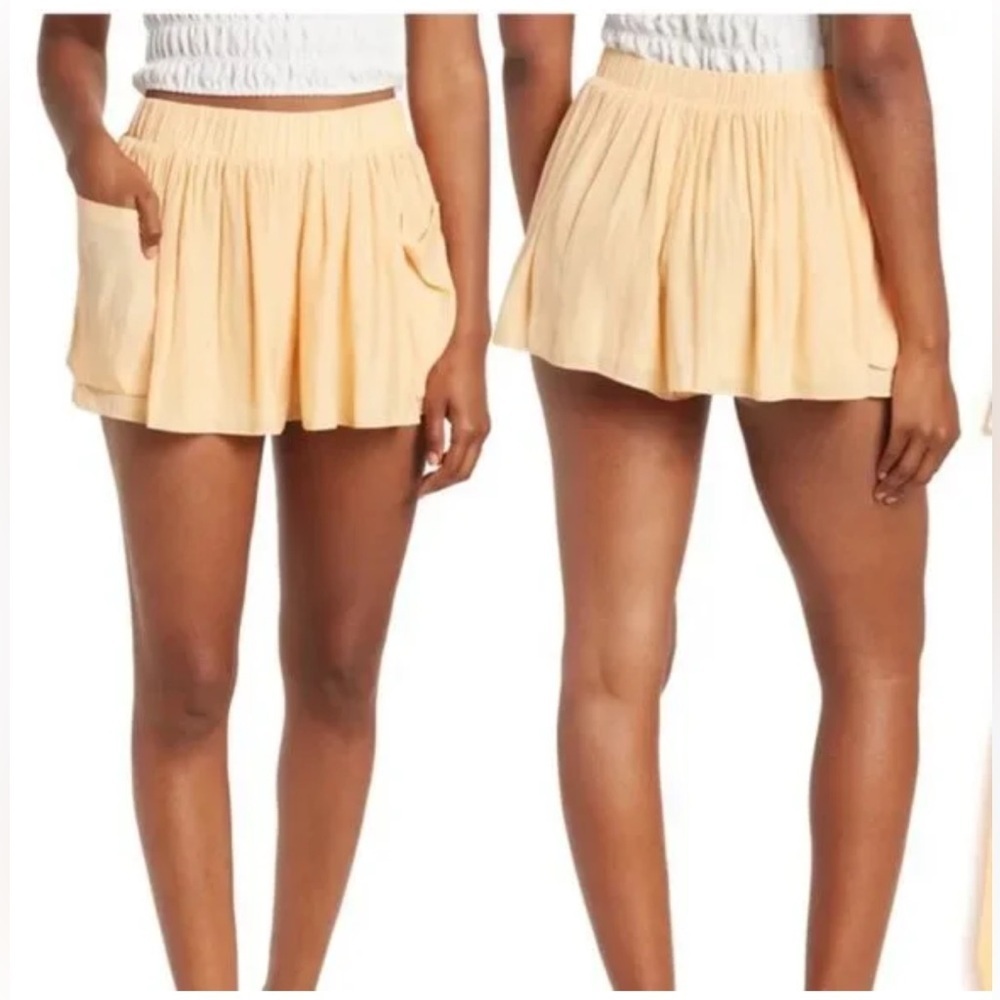 Ramy Brook August Pleated Shorts in Nectar